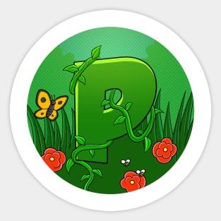 P is for plants Sticker